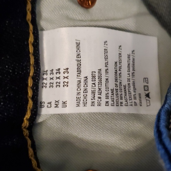 NWT American Eagle Men's Jeans, 32 × 34 - Picture 5 of 11